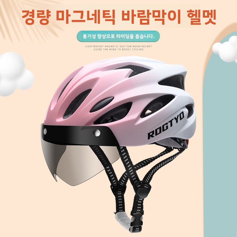 Road Cycling Essential Gear - Helm Sepeda Visor Magnetik Berventilasi untuk