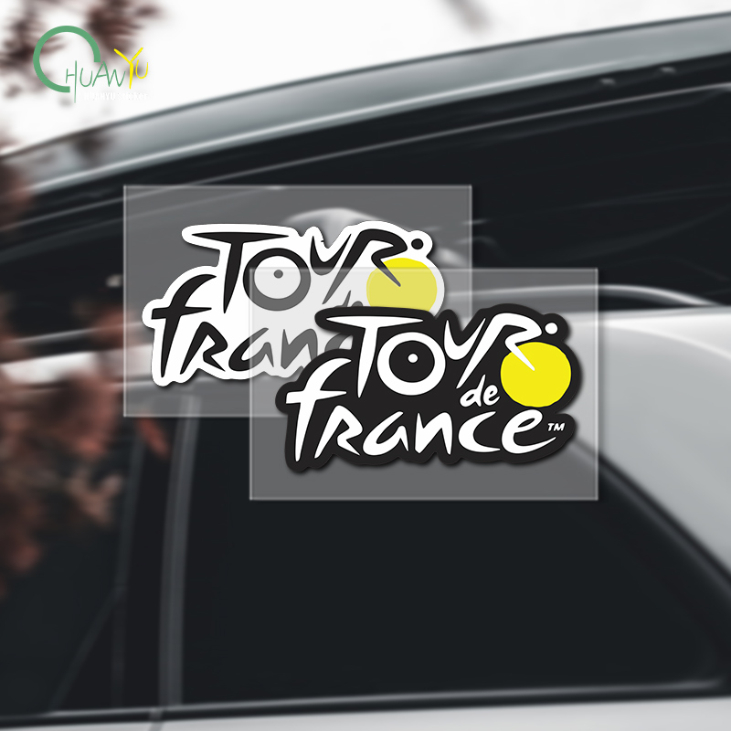 Cycling Gear Kit - Stiker logo Tour de France untuk