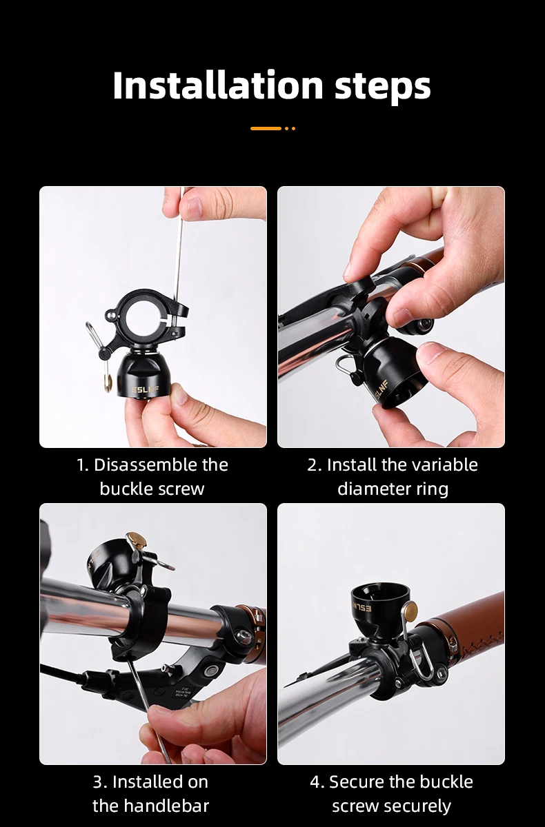 Road Cycling Essential Gear - Bel Sepeda Retro, Peringatan Keselamatan, Klakson