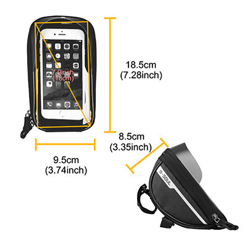 Tas Telepon Stang Sepeda Tahan - Cycling Gear Design ulasan dan harga