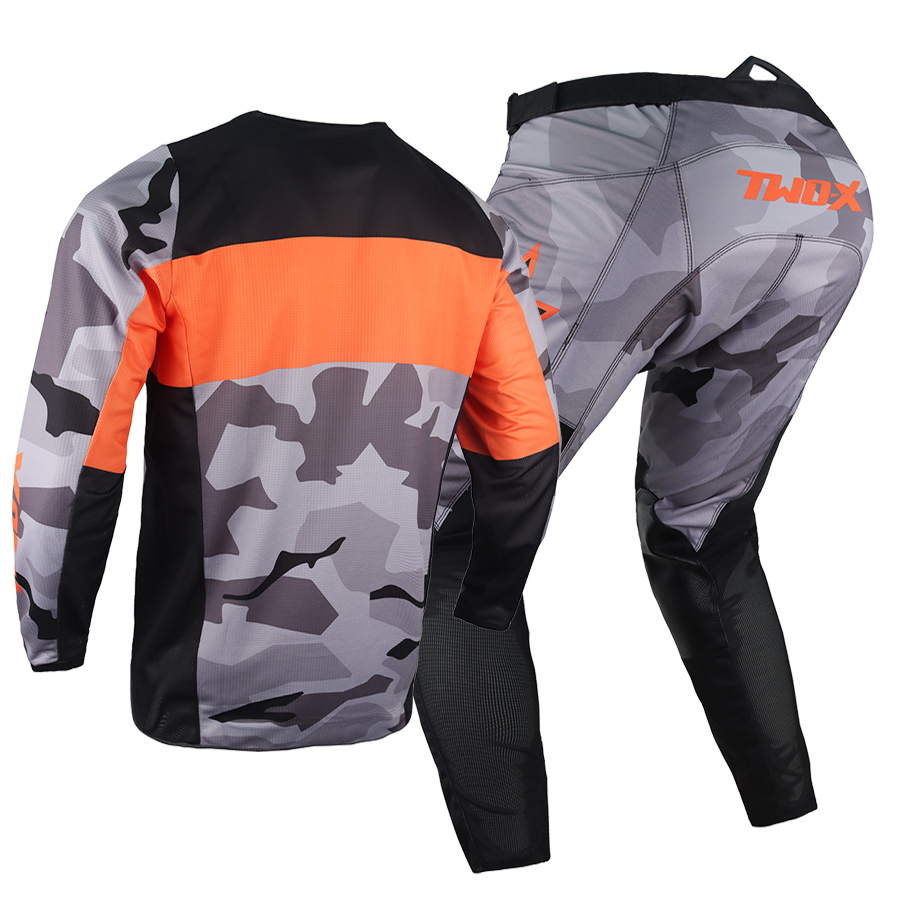 Setelan Jersey dan Celana MX R - Cycling Gear Kit ulasan dan harga