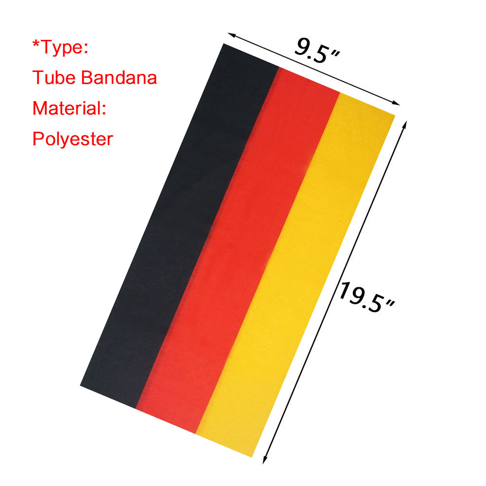 Bandana Bendera Jerman Penutup - Cycling Gear Germany ulasan dan harga