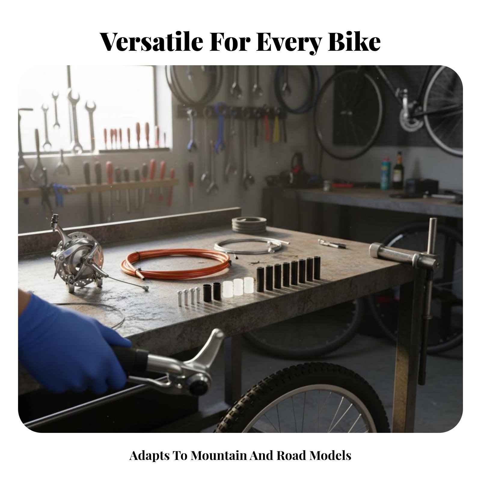 Set Kabel Rem Sepeda dengan Fu - Cycling Gear Kit ulasan dan harga