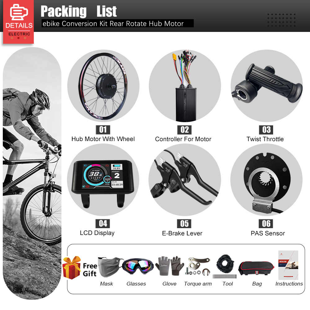 Kit Konversi Sepeda Listrik 60 - Cycling Gear Kit ulasan dan harga